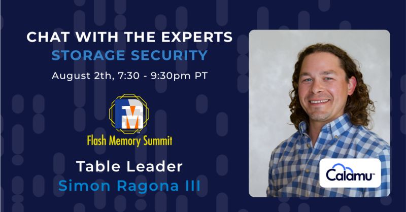 Simon Ragona III on Storage Security at Flash Memory Summit 2022