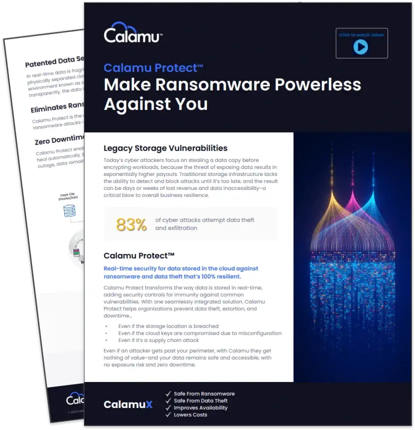 Calamu Protect™ Solution Overview