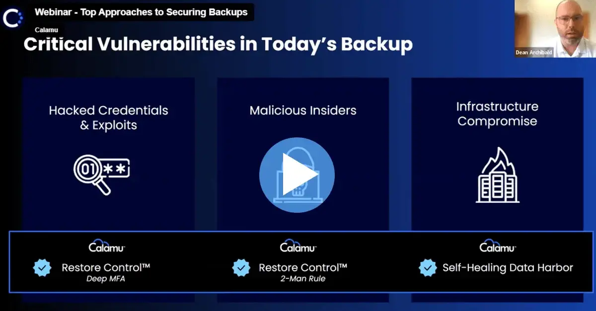 [On-Demand] Top Approaches to Securing Backups