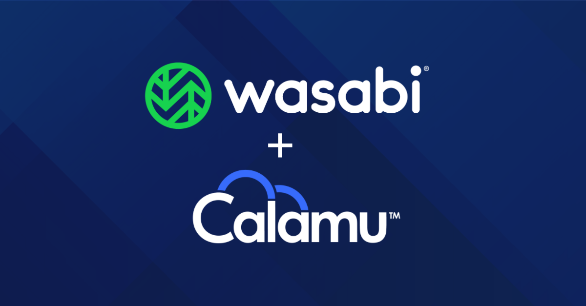 Calamu Partners with Wasabi Technologies to Offer Secure Cloud Storage